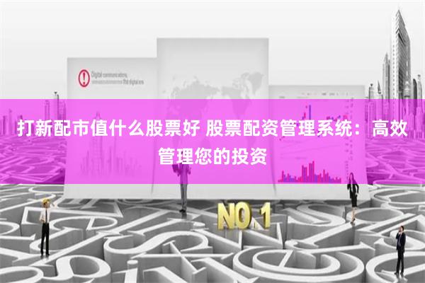 打新配市值什么股票好 股票配资管理系统：高效管理您的投资